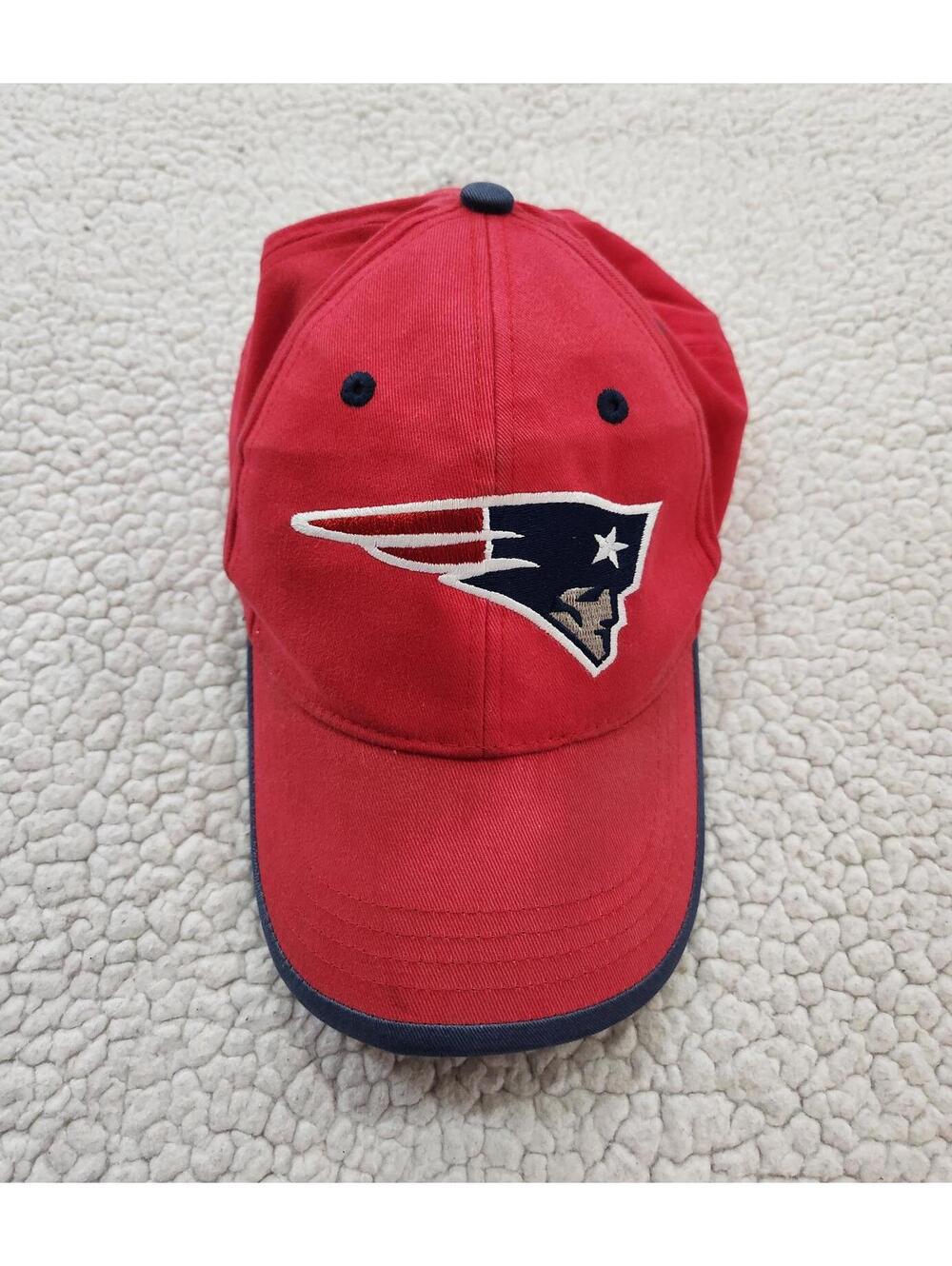Vintage New England Patriots NFL Red Hat Cap OSFM 100 percent Cotton